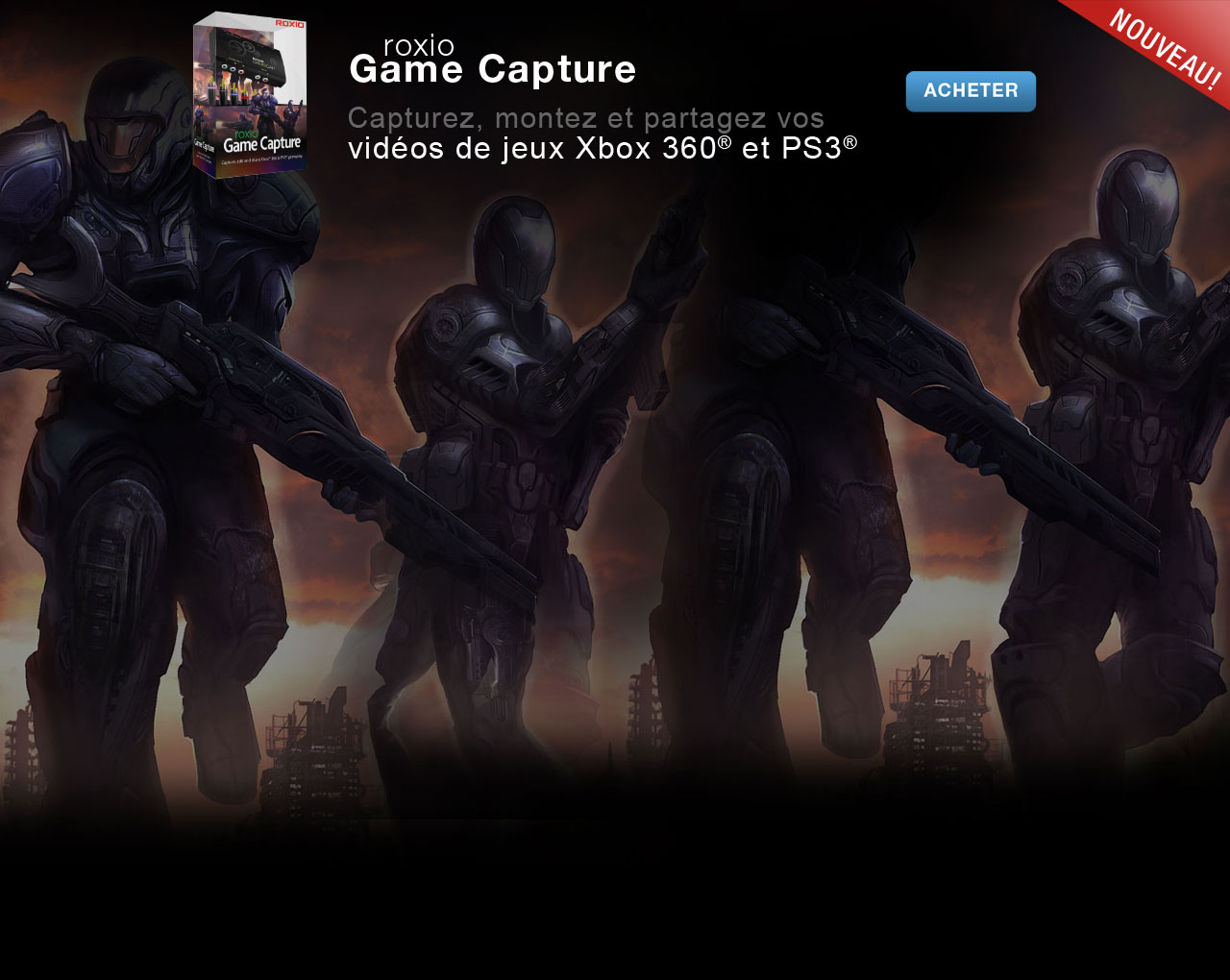 Capturez, montez et partagez vos vidéos de jeux Xbox 360 et PS3 avec le nouveau Roxio Game Capture