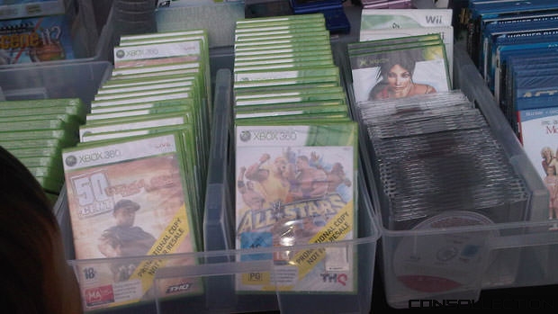 Brocante jeux vidéo : des jeux THQ déstinés à la promotion
