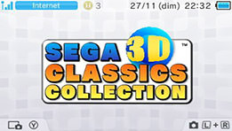 Le test de Sega 3D Classics Collection sur Nintendo 3DS