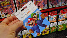 Les cartes prépayées Nintendo eshop compatibles Switch