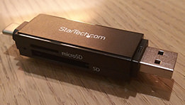 Test du lecteur enregistreur de cartes SD et microSD USB 3 de StarTech