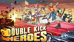 Test de Double Kick Heroes : le jeu Heavy Metal avec des zombies