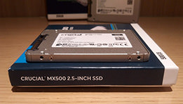 Test des disques durs SSD CRUCIAL MX500 250Go et 500Go