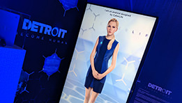 Les androïdes Kara et Connor (Detroit Become Human) entrent au musée Grévin