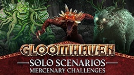 Test Solo Scenarios: Mercenary Challenges. Le deuxième DLC de Gloomhaven