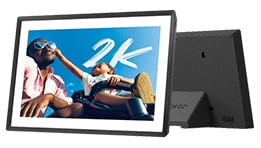 Découvrez le test du cadre photo numérique Pexar 11 : écran 2K, Wi-Fi, app Frameo, formats variés, design soigné et connectivité complète