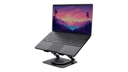 Découvrez mon avis sur le support métallique Zeff de Trust pour ordinateur portable. Robuste, inclinable, rotatif et compatible jusqu'à 16 pouces, un accessoire simple et efficace pour gagner en confort au bureau comme à la maison