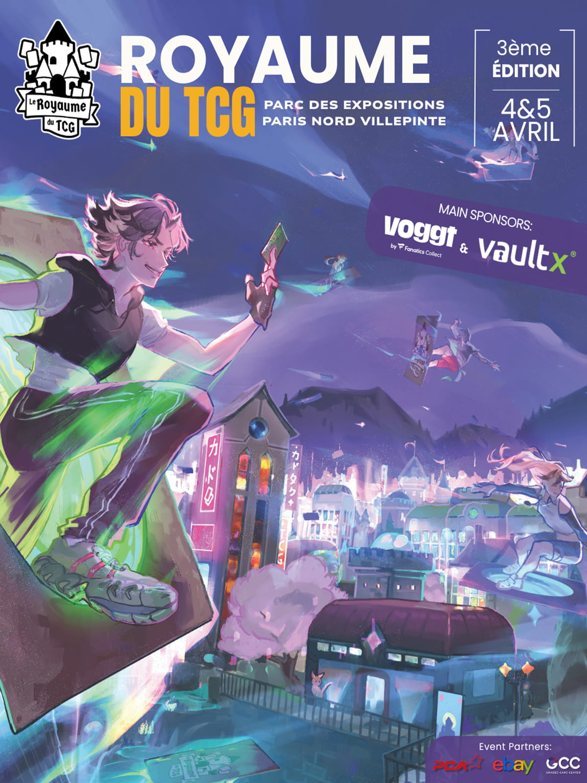 Ne manquez pas le Royaume du TCG les 4 et 5 avril 2026 à Paris Villepinte. Tournois Pokémon, Lorcana, invités de prestige et 100 exposants vous attendent !