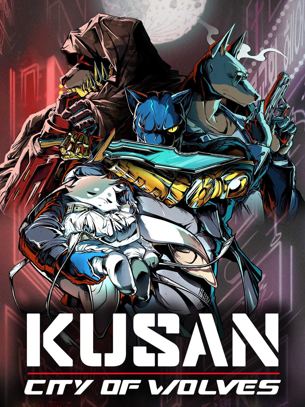 Test Kusan: City of Wolves : Quand Hotline Miami enfile un blouson de loup cyberpunk