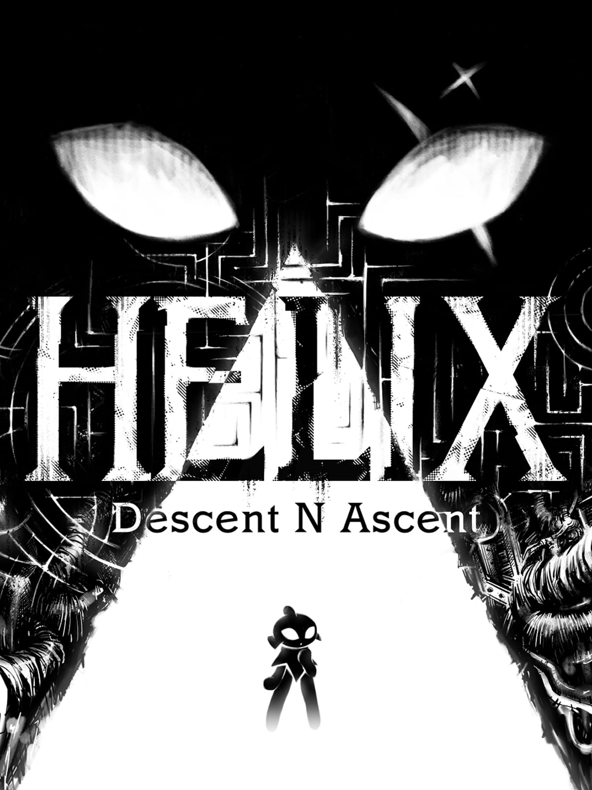 Test Helix: Descent N Ascent. Un voyage poétique et mystérieux en noir et blanc