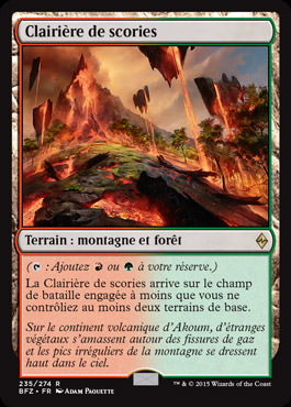 Clairière de scories