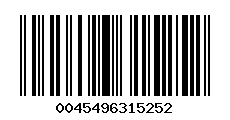 Code-barres du jeu 0045496315252