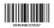 Code-barres du jeu 0045496315597