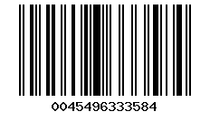 Code-barres du jeu 0045496333584