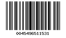 Code-barres du jeu 0045496511531