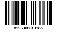 Code-barres du jeu 0196388813360