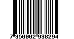 Code barre du jeu distribué en France : 7350002938294