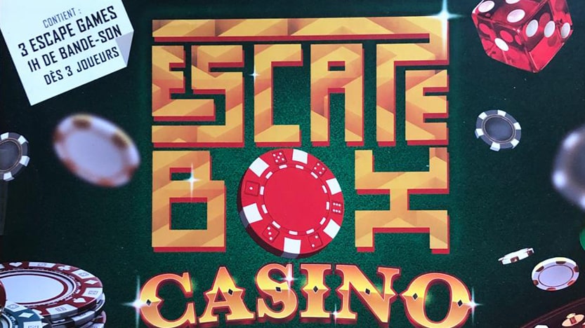 Avis Escape Box Casino. Un jeu d'aventure édité par 404 éditions