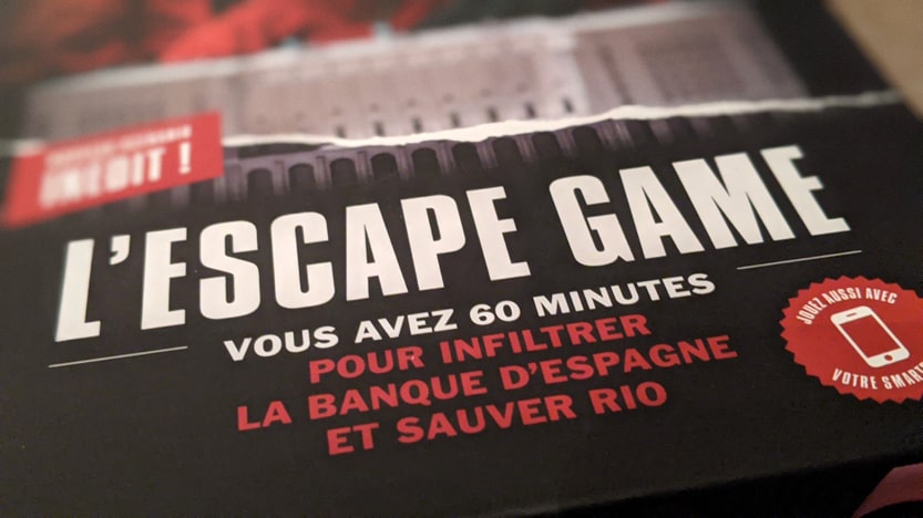 Avis L'Escape Game La Casa de Papel. Un jeu inspiré par la série Netflix