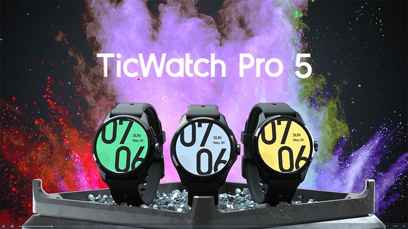 Avis TicWatch Pro 5. La dernière montre connectée de Mobvoi