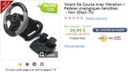 Bon plan Priceminister sur le volant Hori