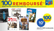 Carrefour : Jeux PC 100% remboursés