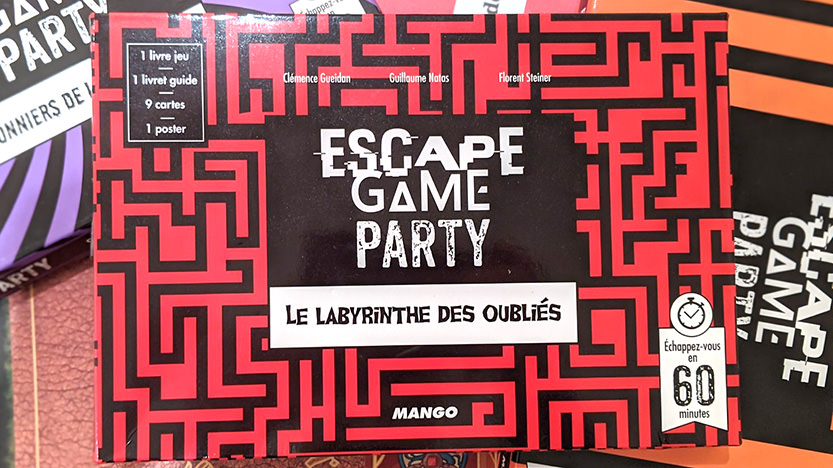 Découvrez mon avis sur les coffrets Escape Game Party disponibles chez Mango Editions