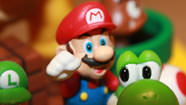 Figurines Super Mario du catalogue d'étoiles du Nintendo Club