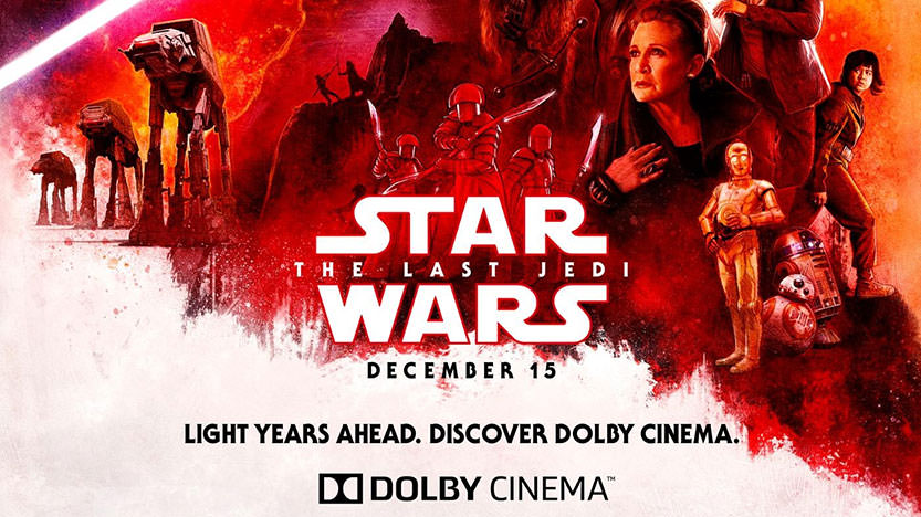 J'ai vu Star Wars 8 en Dolby Cinema. La tête dans les étoiles