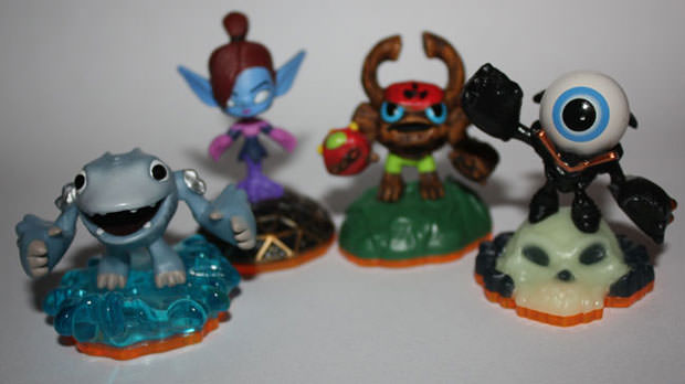 Les nouveaux mini Skylanders : Mini Jini, Barkley, Eye Small et Thumpling