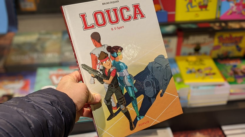 Louca participe à des compétitions e-sport dans le tome 8 de la BD éponyme