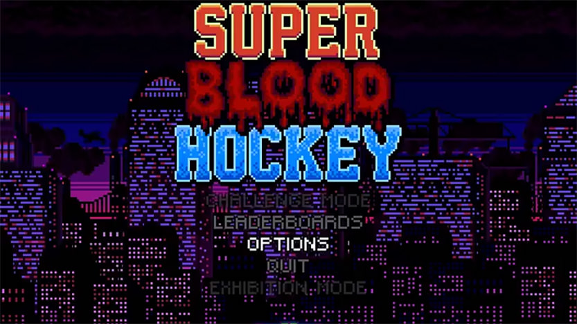 Découvrez le test de Super Blood Hockey, un jeu oscillant entre nostalgie 8 bits et humour