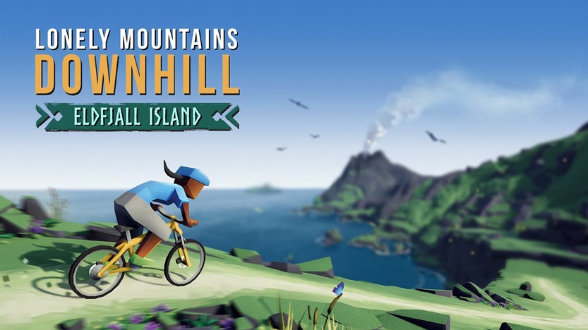 Test de Eldfjall Island. Le premier DLC de Lonely Mountains: Downhill