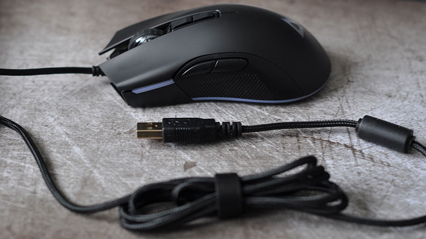 Couverture de l'article : Test de la souris Gaming Aukey GM-F1 RGB