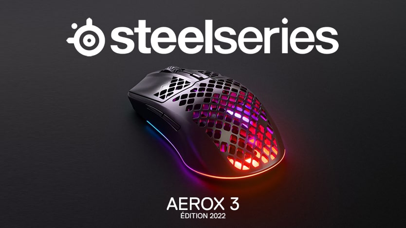 Test de la souris gaming SteelSeries Aerox 3 version 2022