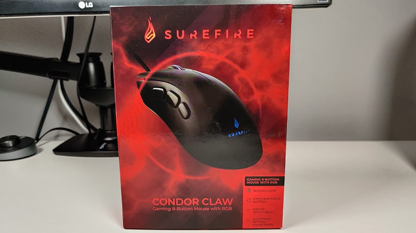 Test de la souris Gaming Surefire Condor Claw avec éclairage RVB