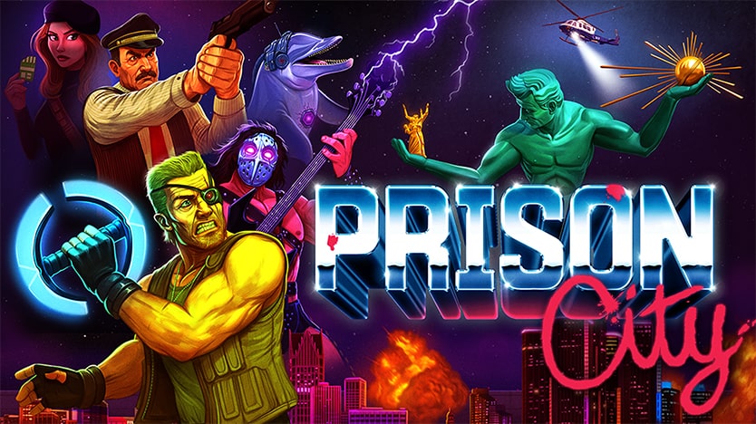 Test de Prison City. Un jeu vidéo old-school avec une touche moderne