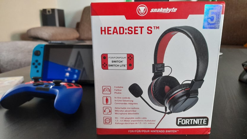 Test du casque gaming HEAD:SET S pour Nintendo Switch