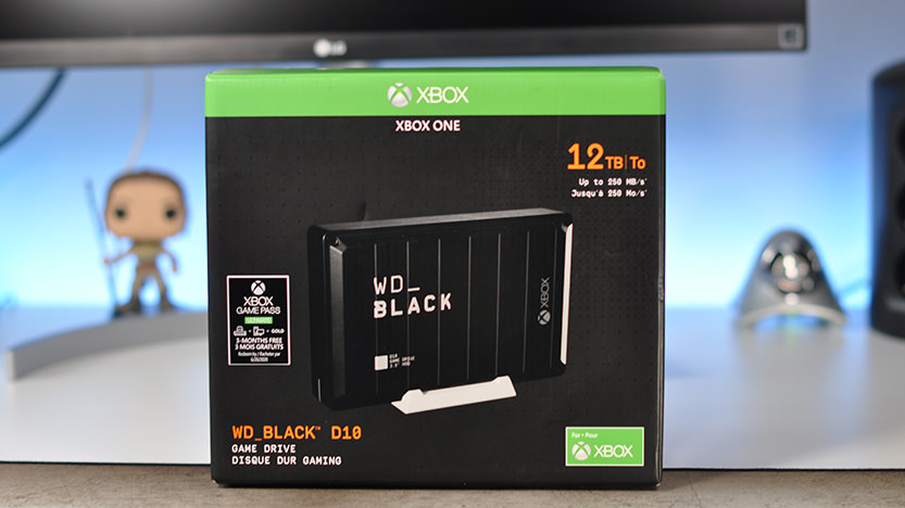 Test du disque dur Western Digital WD BLACK D10 Game Drive pour Xbox One