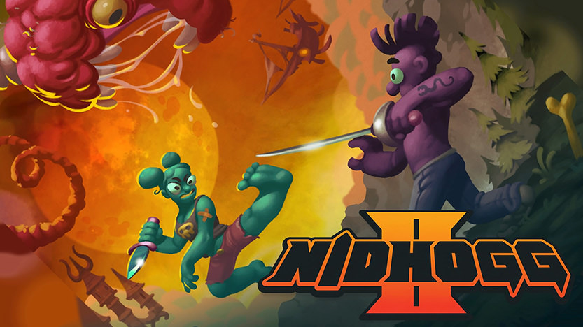 Découvrer le test du jeu Nidhogg 2 sur PS4 : une version améliorée de Nidhogg ?
