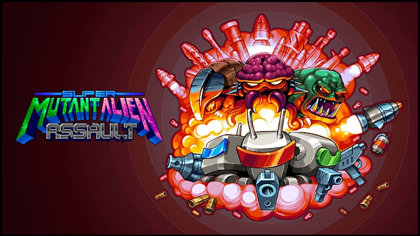 Test du jeu Super Mutant Alien Assault. Un shoot 'em up dynamique mais court