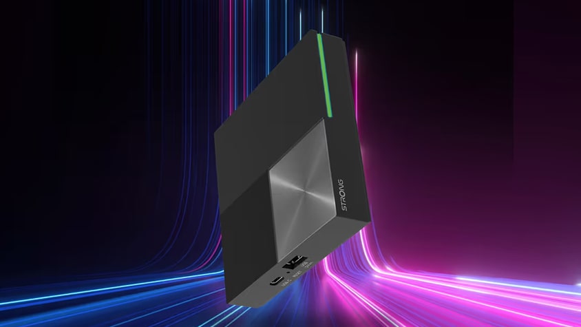 Couverture de l'article : Test et avis de la LEAP-S3 Pro. La box TV 4K de STRONG sous Google TV