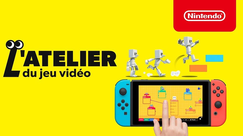 Test L'Atelier du jeu vidéo sur Switch. Un jeu intelligent à partager en famille