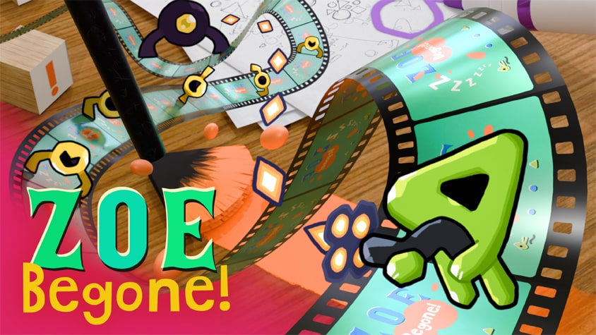 Découvrez le test de ZOE Begone!, le shoot?em up de Retchy Games et PM Studios. Un bullet hell dessiné à la main, entre art expérimental et arcade nerveuse