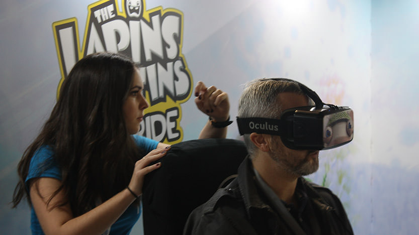 The Lapins Crétins VR-Ride avec Oculus Rift