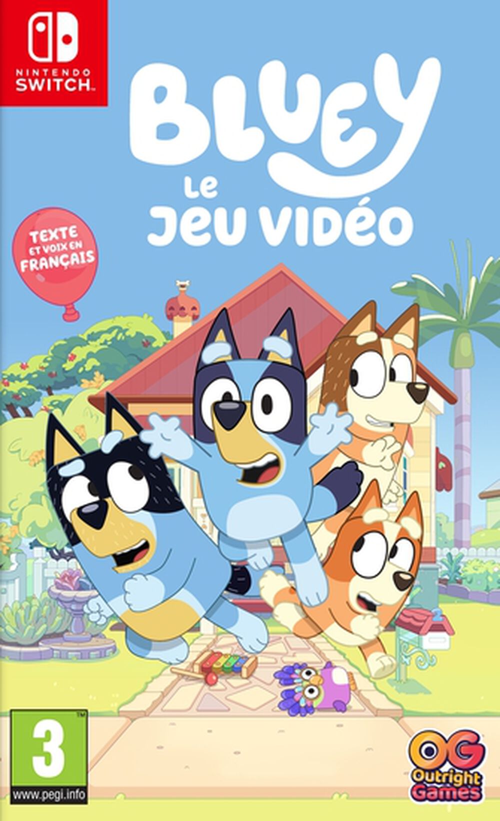 Bluey le jeu vidéo sur Switch
