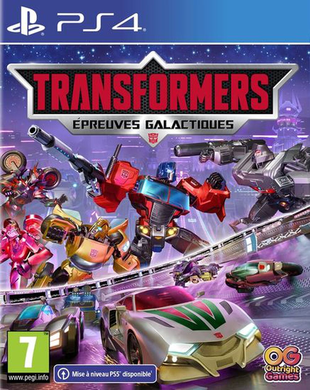 Transformers Epreuves Galactiques sur PS4