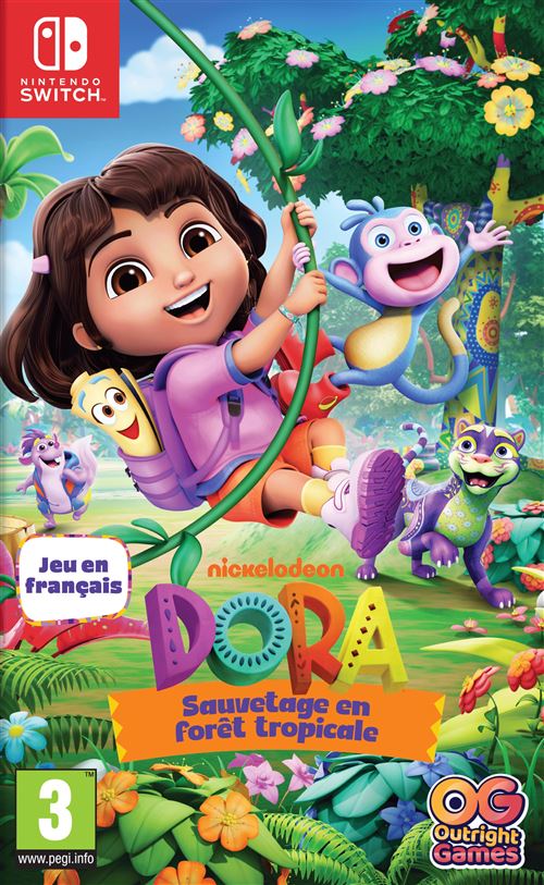 Dora Sauvetage En Forêt Tropicale sur Switch