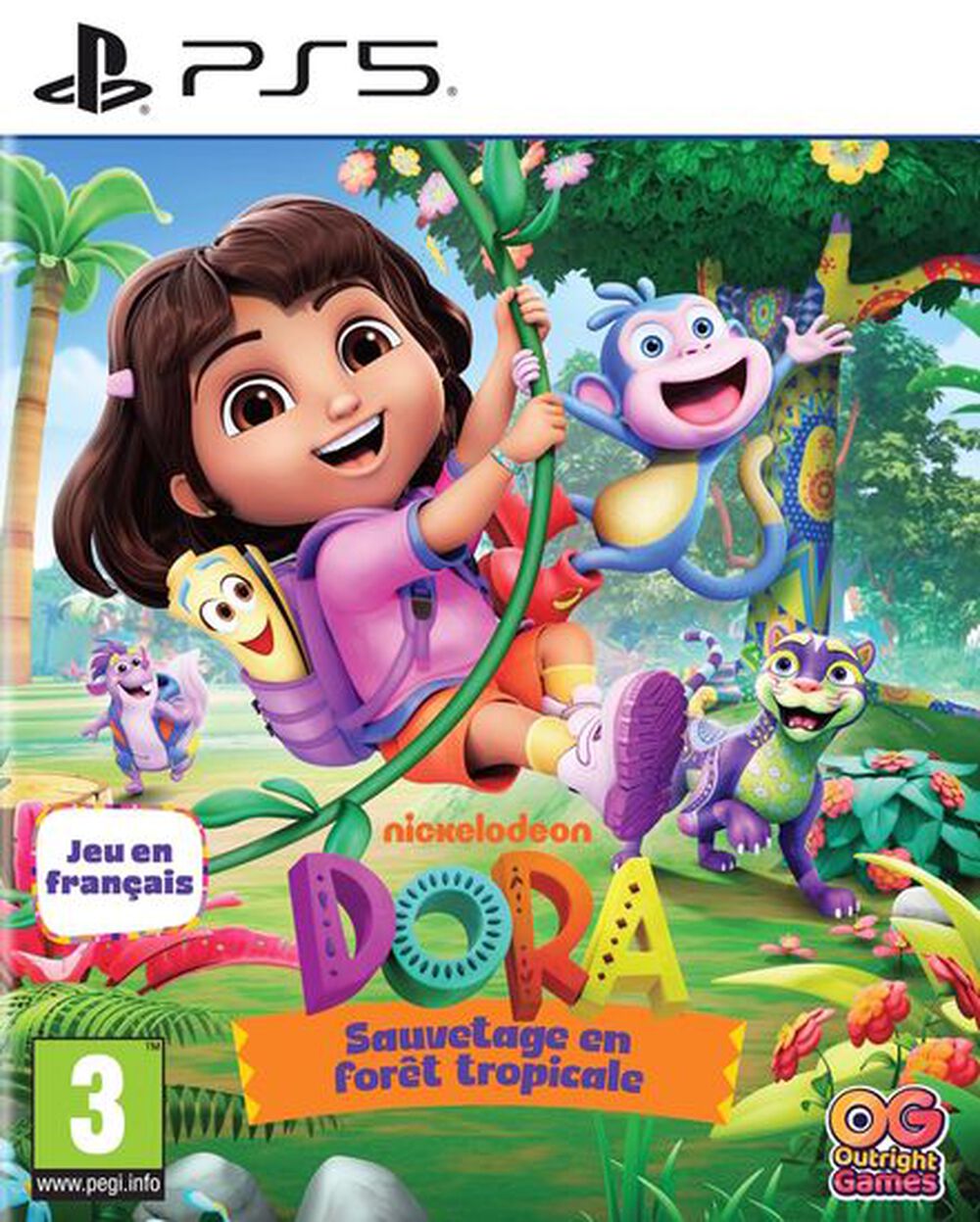 Dora Sauvetage En Forêt Tropicale sur PS5