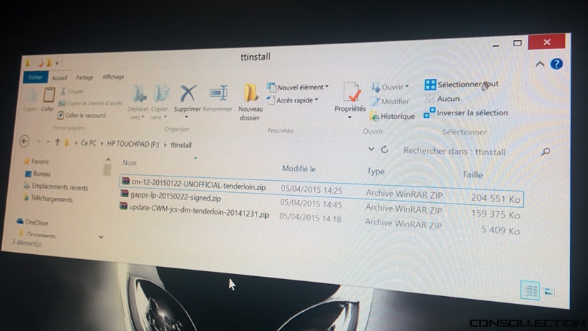 Installer Android Lollipop sur tablette HP TouchPad